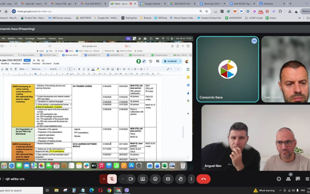 Launching our journey: The project Kick-Off Meeting